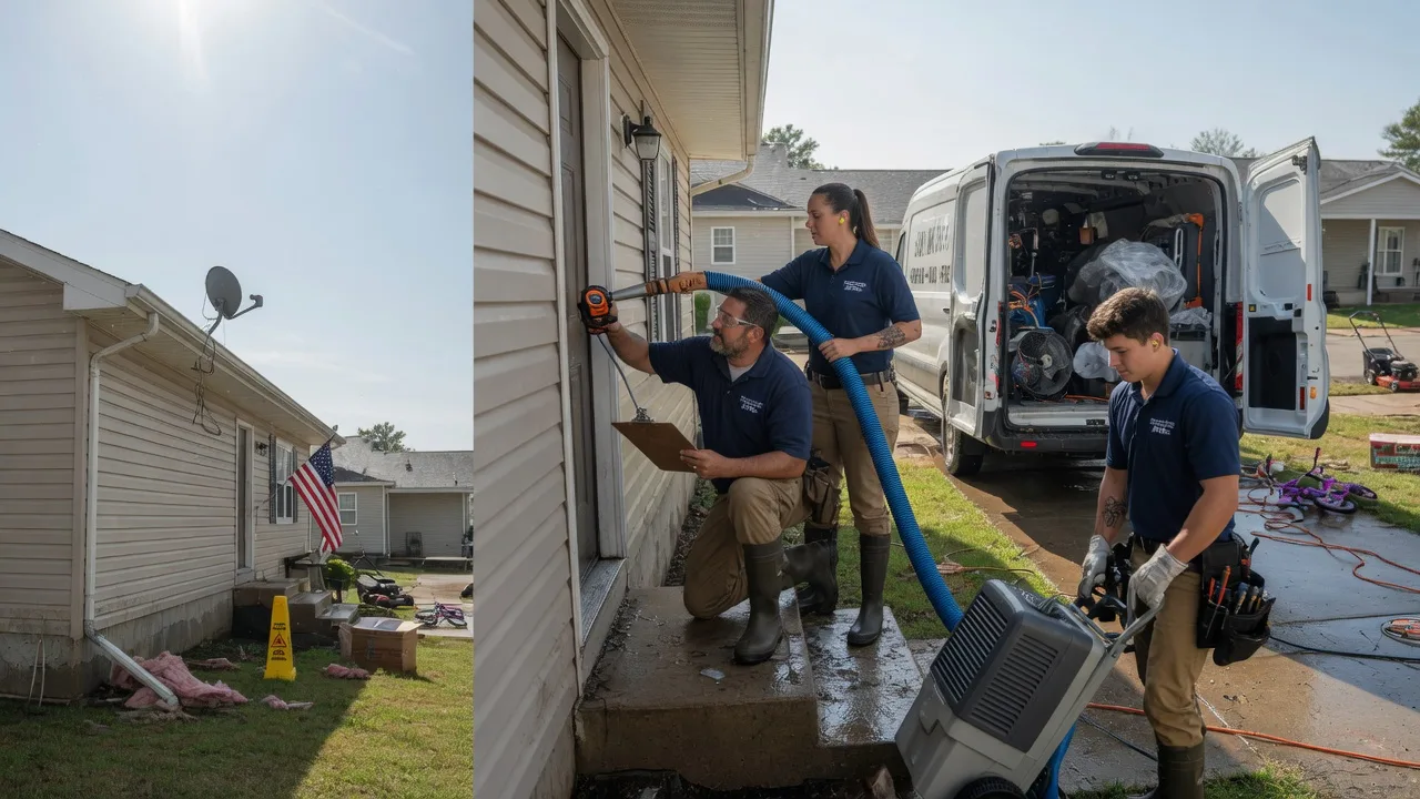 Ceiling Water Damage Restoration in New Haven, OH near me